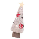Maxbell Christmas Holiday Felt Xmas Tree Desktop Table Ornaments D  8 x 8 x 21cm