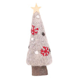 Maxbell Christmas Holiday Felt Xmas Tree Desktop Table Ornaments D  8 x 8 x 21cm