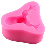 Maxbell Christmas Deer Head Mold Silicone Fondant Cake Decorating Chocolate Mould