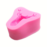 Maxbell Christmas Deer Head Mold Silicone Fondant Cake Decorating Chocolate Mould
