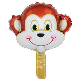 Cute Cartoon Animal Head Balloon Foil balloon for Kid Birthday Party Monkey