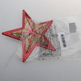 Maxbell 3D Star Christmas Showcase Ceiling Hanging Decor 15cm No Rope Red