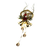 Maxbell Christmas Bell Cluster Door Hanger Door Hanging Pendant Xmas Decor  Gold