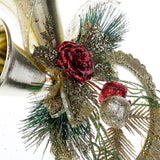 Maxbell Christmas Bell Cluster Door Hanger Door Hanging Pendant Xmas Decor  Gold