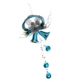Maxbell Christmas Bell Cluster Door Hanger Door Hanging Pendant Xmas Decor  Blue