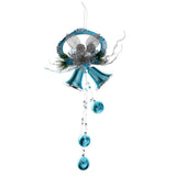 Maxbell Christmas Bell Cluster Door Hanger Door Hanging Pendant Xmas Decor  Blue