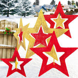 Maxbell Twinkle Star Hanging Decor for Wedding Holiday Party Birthday Christmas Gold