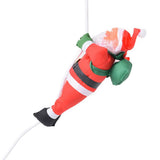 Santa Claus Doll Climbing on Rope Christmas Tree Hanging Ornament 1 Santa