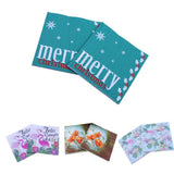 Max 20 Pieces Party Paper Napkins Disposable Tableware Supplies Merry Christmas