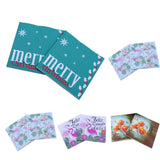 Max 20 Pieces Party Paper Napkins Disposable Tableware Supplies Merry Christmas