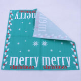 Max 20 Pieces Party Paper Napkins Disposable Tableware Supplies Merry Christmas