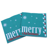 Max 20 Pieces Party Paper Napkins Disposable Tableware Supplies Merry Christmas