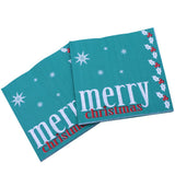 Max 20 Pieces Party Paper Napkins Disposable Tableware Supplies Merry Christmas