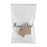 Max 6pcs Vintage DIY Dried Flower Kraft Paper Greeting Cards Tail Grass