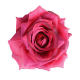 Max 10pcs Artificial Silk Rose Flower Heads Wedding Party Decoration Wine Red