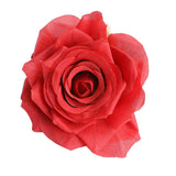 Max 10pcs Artificial Silk Rose Flower Heads Wedding Party Decoration Red