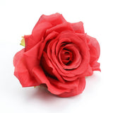 Max 10pcs Artificial Silk Rose Flower Heads Wedding Party Decoration Red