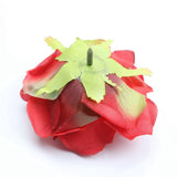 Max 10pcs Artificial Silk Rose Flower Heads Wedding Party Decoration Red