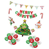 Max Merry Christmas Party Foil Balloon Bunting Garland Banner Kits