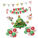 Max Merry Christmas Party Foil Balloon Bunting Garland Banner Kits
