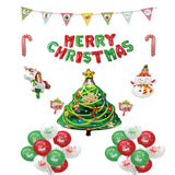 Max Merry Christmas Party Foil Balloon Bunting Garland Banner Kits