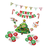 Max Merry Christmas Party Foil Balloon Bunting Garland Banner Kits