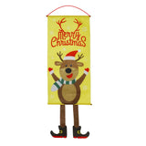 Merry Christmas Cute Cartoon Image Door Hanging Decorations Elk