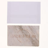 Maxbell 10pcs Marble Greeting Cards Invitations with Envelopes especially for you