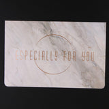 Maxbell 10pcs Marble Greeting Cards Invitations with Envelopes especially for you
