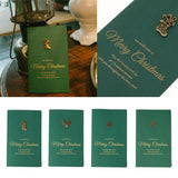 Maxbell Vintage Christmas Holiday Cards, Merry Christmas Greeting Card Boote
