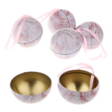 Max 5 Pieces Round Wedding Metal Candy Box Gift Box Wedding Party Favors A
