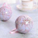 Max 5 Pieces Round Wedding Metal Candy Box Gift Box Wedding Party Favors A