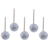 Max 5 Pieces Round Wedding Metal Candy Box Gift Box Wedding Party Favors C