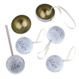 Max 5 Pieces Round Wedding Metal Candy Box Gift Box Wedding Party Favors C
