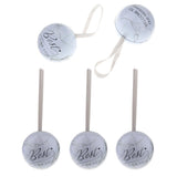 Max 5 Pieces Round Wedding Metal Candy Box Gift Box Wedding Party Favors C