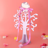 Max Wedding Candy Gift Box Hanging Tree Stand Table Centerpiece Decor DIY Purple