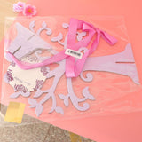 Max Wedding Candy Gift Box Hanging Tree Stand Table Centerpiece Decor DIY Purple