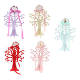 Max Wedding Candy Gift Box Hanging Tree Stand Table Centerpiece Decor DIY Purple
