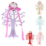Max Wedding Candy Gift Box Hanging Tree Stand Table Centerpiece Decor DIY Purple