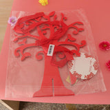 Max Wedding Candy Gift Box Hanging Tree Stand Table Centerpiece Decor DIY Red