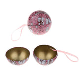 Max 2 Pieces Round Wedding Metal Candy Box Gift Box Wedding Party Favor A