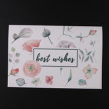 24 Sets Best Wishes Cards with Envelopes Paper Gift Cards Greeting Cards E