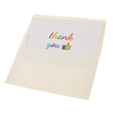 24 Set Thank You Paper Card with Envelopes Greeting Invitation Card Favors A