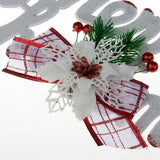 Maxbell Merry Christmas Plastic Snowflake Christmas Pendants Xmas Hanging Decoration