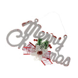 Maxbell Merry Christmas Plastic Snowflake Christmas Pendants Xmas Hanging Decoration