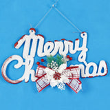 Maxbell Merry Christmas Plastic Snowflake Christmas Pendants Xmas Hanging Decoration