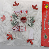 Maxbell Christmas Plastic Snowflake Christmas Pendants Xmas Hanging Decoration