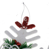 Maxbell Christmas Plastic Snowflake Christmas Pendants Xmas Hanging Decoration