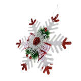 Maxbell Christmas Plastic Snowflake Christmas Pendants Xmas Hanging Decoration