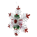 Maxbell Christmas Plastic Snowflake Christmas Pendants Xmas Hanging Decoration